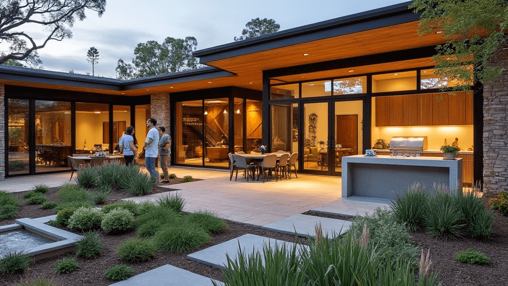 hardscaping outdoor kitchen